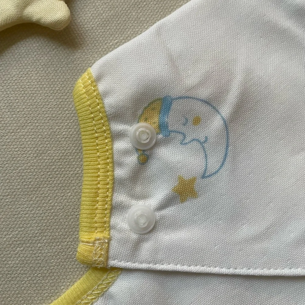 Baby Bib Set - Blue & Yellow Star and Balloon Design